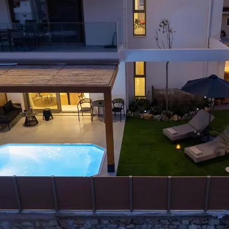 Apartament Azura Mar, Seaview Premium With Heated Mini Pool And Private Parking Rethymnon
